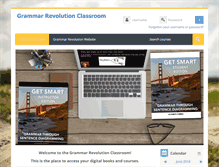 Tablet Screenshot of grammar-revolution-classroom.com